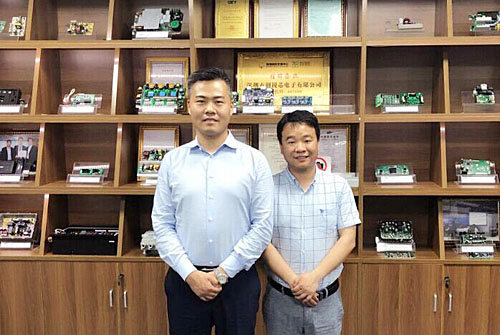 Manager of the big county control supply chain Wu visited our company