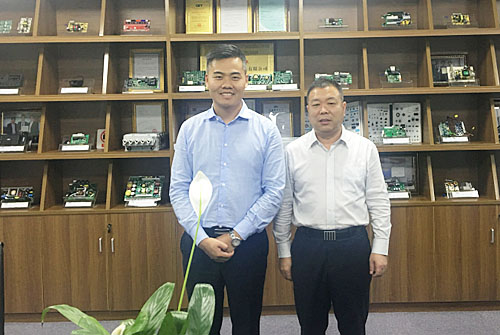 Chairman of Zhejiang Daming Electronics Co., Ltd. visited our company for guidance